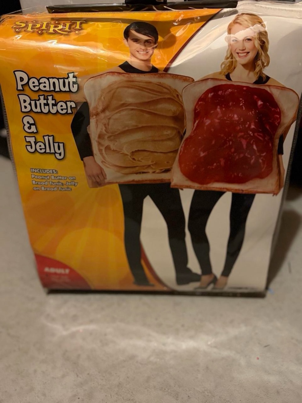Spirit Peanut Butter & Jelly Kids Costume - Brown and Red